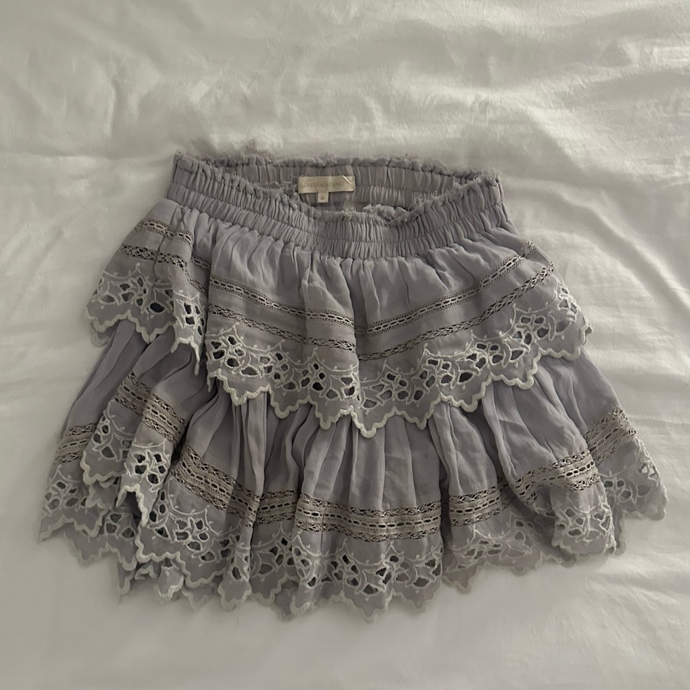 Love Shack Fancy Mini Skirt